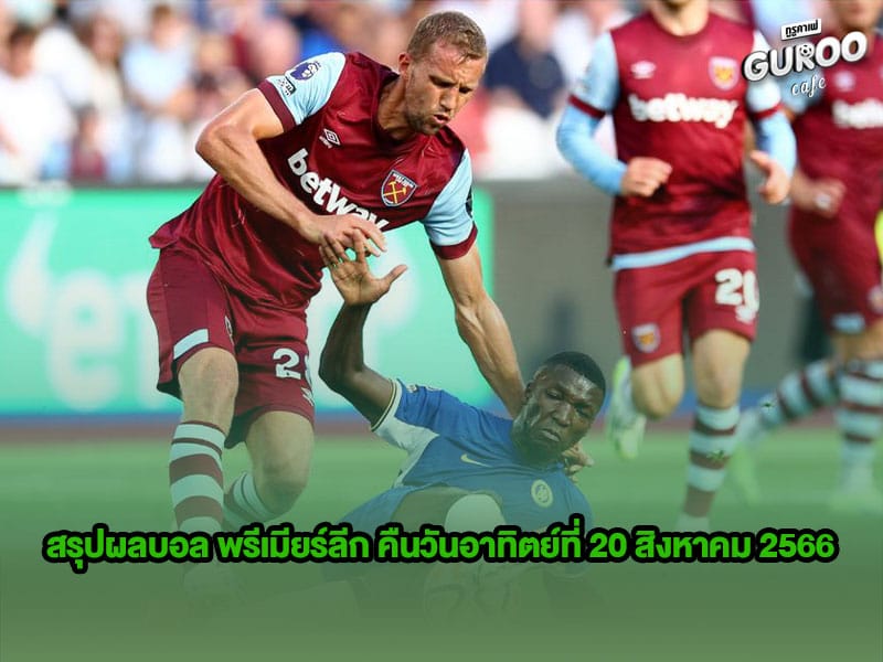 สรุปผลบอลเมื่อคืน